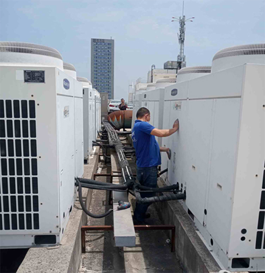 五通桥中央空调制热和不制冷系统维修方法